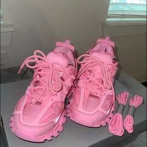 Balenciaga pink trainer sneakers